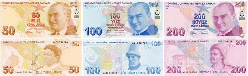 Turkish Lira photos, Turkish money, TL, Turkish banknote